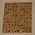 Scrabble lot of 100 Replacement Letter Tiles