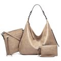 Women Shoulder Bags Tote Satchel Hobo 3pcs Purs...