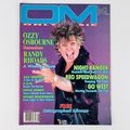 OM Only Music Magazine Issue #8 August 1987 Ozz...