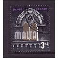 MALTA 1965 3d SICULO NORMAN ERA SG 335 FINE USED#1