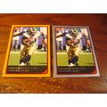 2006 Bowman, 2-Cards, Silver & Gold, STEVEN JAC...