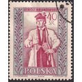 POLAND, Krakow Folk Costume, man, red 1960, 40 Gr