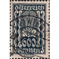 AUSTRIA, Wheat Symbol, dark blue 1922, 600 Kronen