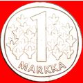 LION (1969-1993): FINLAND ★ 1 MARK 1975S! LOW S...