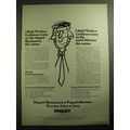 1970 Paquet Lines Ad - I think I'll take a Caribbean cruise on the Renaissance