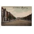 PRINTED POSTCARD BROAD STREET PERSHORE WORCESTE...