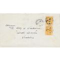 Canada #105b Booklet Pair on cover 1930, Die 1,...