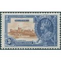 Gibraltar 1935 3d brown & deep blue Silver Jubi...