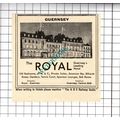The Royal Hotel Guernsey Small Advert - 1958 Cu...