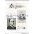 Autographs, A J Balfour & John Morley, Book Ill...