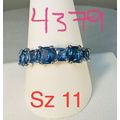Ring Bomb Party Sz11 RBP Brilliant Blue Cluster...