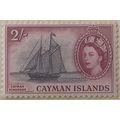 Cayman Islands 1955 2s Slate Violet & Reddish P...