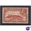 GIBRALTAR 1931/33 SG 111 1/2d RED BROWN FINE USED
