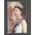 AUS 2003 50c ' 50TH ANN OF CORONATION' FINE USE...