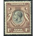 KUT - 1935 - SG110 - 1c black/brown - South Afr...