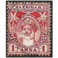 Zanzibar 1901 SG190 1a Carmine Fine Used . ..