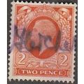 1934-6 George V, Two Pence Orange. Wm 111, Fisc...