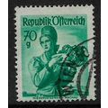 AUSTRIA 1948 PROVINCIAL COSTUMES 70g GREEN SG 1...