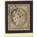 France Stamp Scott #62, Used, Three Gum Spots