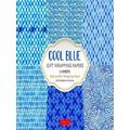 Cool Blue Gift Wrapping Papers - 6 Sheets