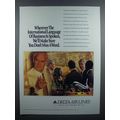 1995 Delta Airlines Ad - Language of Business