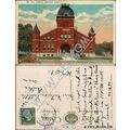 CT Norwalk Postcard The Armory Street Scene ct_...