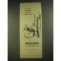 1958 Moss Bros. Fashion Ad - yes I've always found Moss Bros very good people