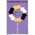 Political OSPAAAL POSTER.World solidarity with ...