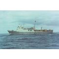 RFA Tideflow Naval Auxillery Oiler Ship at Sout...