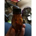 Brown Glass Condiment Pot