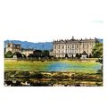 ptc7106 - Derbys' - Early view of Chatsworth Ho...