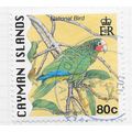 CAYMAN ISLANDS 1996 QE2 NATIONAL BIRD PARROT US...
