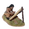 Native American Indian Figurine Painting Detail...
