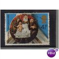 1974 GB CHRISTMAS 4 1/2P F/U SG 967