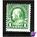 USA 1923 SG560 1 CENT GREEN U/M MINT