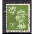 Scotland GB 1980 12p Yellowish Green Machin SGS...