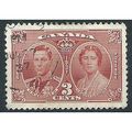 Canada 1937 SG356 3c Carmine Coronation Fine Us...