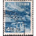 JAPAN, TEMPLE, Yomei Gate, blue 1952, 45 Yen, #2