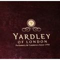 YARDLEY OF LONDON - MAROON & GOLD PRINT FAUX LE...