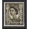 JERSEY SG12 4d Olive-sepia - Unmounted Mint.