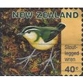 NEW ZEALAND, BIRD, Stout-legged Wren, yellow 1996, 40c, #3