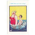 Sea Eel Rude Comic Humour Funny Trow Postcard 1...