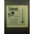 1961 Sekonic Microlite Meter Ad - Reads Candlelight