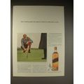 1964 Johnnie Walker Scotch Ad - George Thomson
