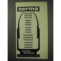 1971 Norma-Precision Ammunition Ad - Bullets Ammo