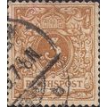 GERMANY, EMPIRE, Reichspost definitive, brown 1...