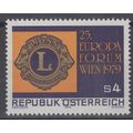 ZAYIX - Austria 1136 MNH Lions International Em...