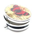 Butterfly & Flowers 1.5 CM Pill Box Carte Posta...