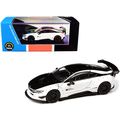 BMW i8 Liberty Walk White and Black 1/64 Diecas...
