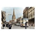 ptc3092 - Lancs - A busy Church Street & Church...